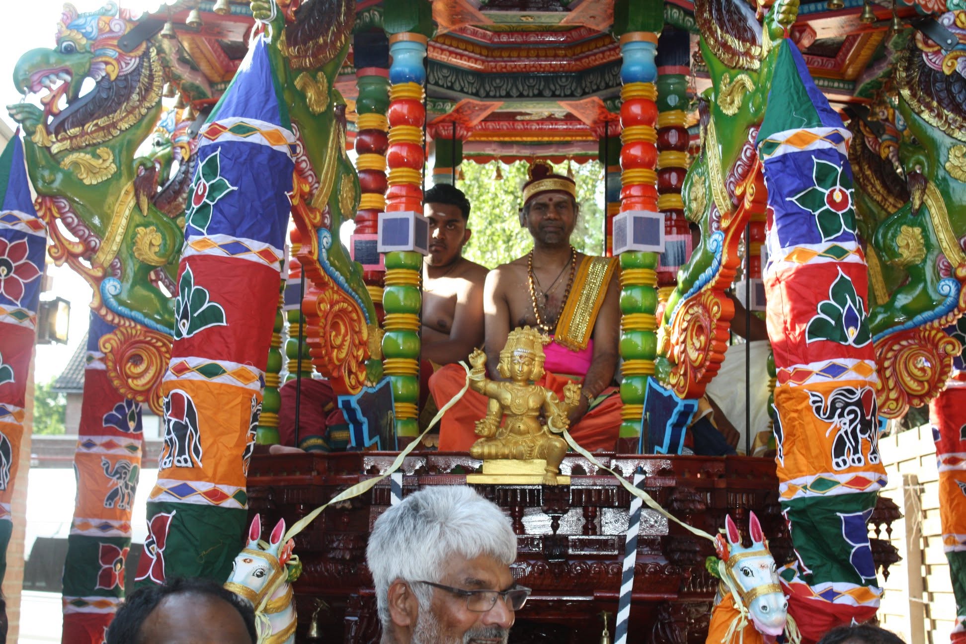 Temple chariot detail